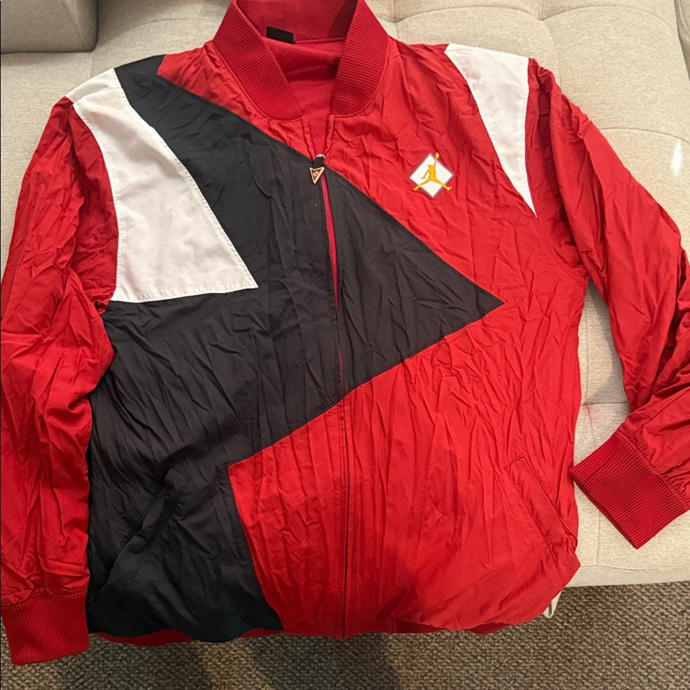 Jordan Red and Black Performance Jacket